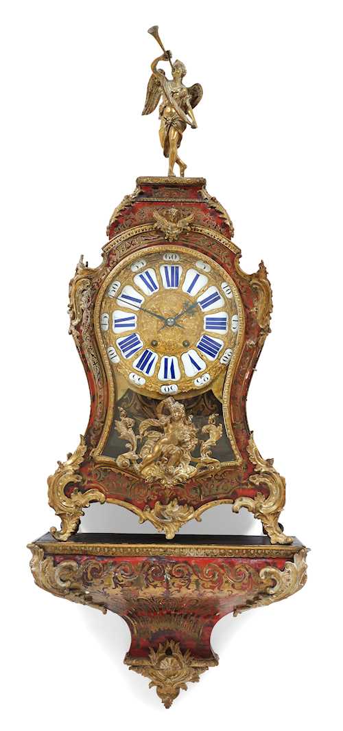 BOULLE-PENDULE AUF SOCKEL