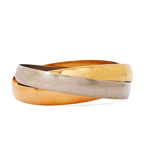 GOLD BANGLE, ca. 1990.