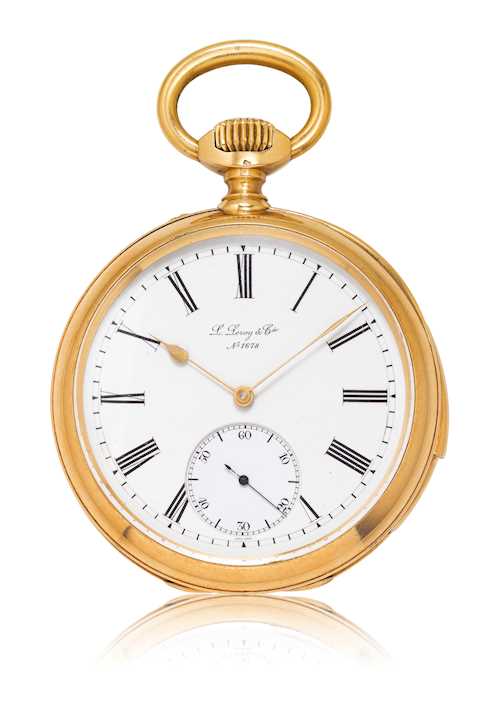 L. Leroy, rare and high grade 1/4 repeater pocket watch, ca. 1900.