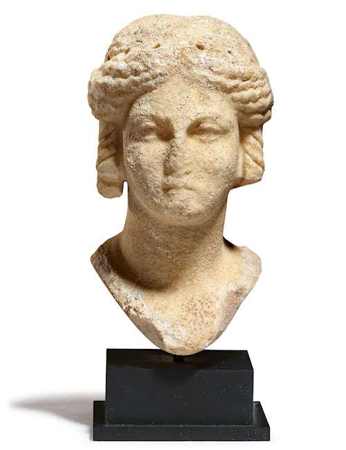 BUST OF A PTOLEMAIC QUEEN AS THE GODDESS ISIS