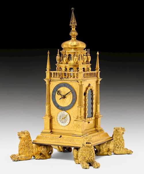 LATE RENAISSANCE TOWER CLOCK WITH DATE
