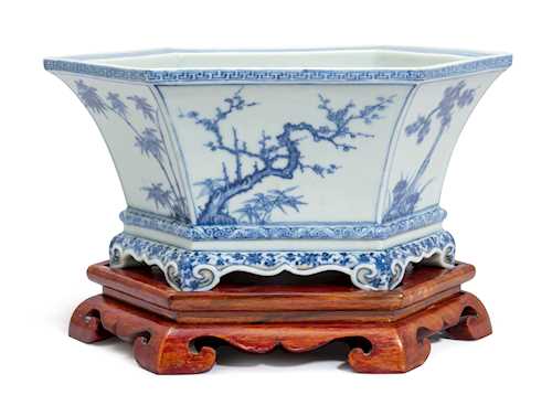 HEXAGONALE JARDINIERE.