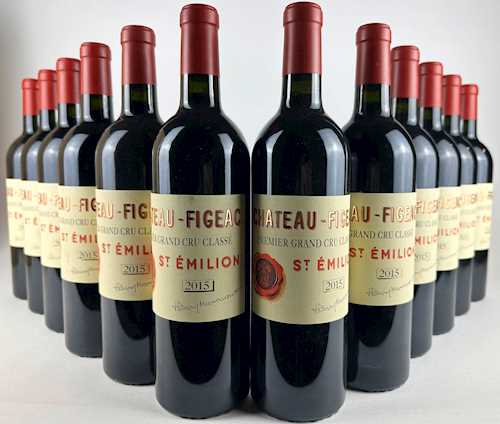 12 bts Saint-Emilion Ch. Figeac 1er Grand Cru Classé A 0.75 L 2015