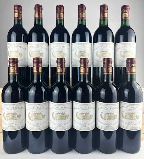 12 bts Margaux Ch. Margaux 1er Grand Cru Classé CBO 0.75 L 1990
