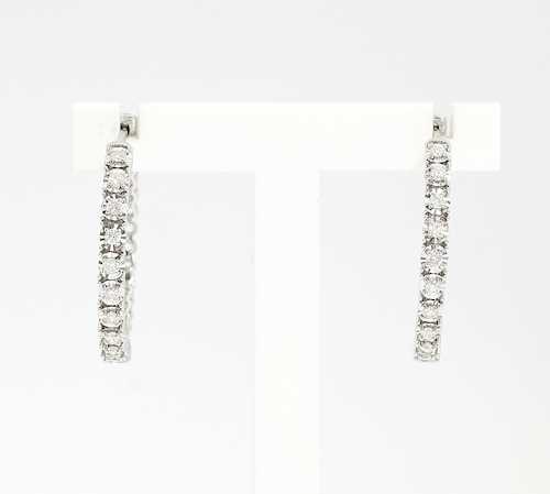 DIAMOND EARRINGS.