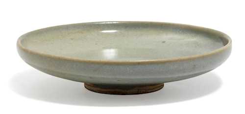 A FLAT JUNYAO BOWL.