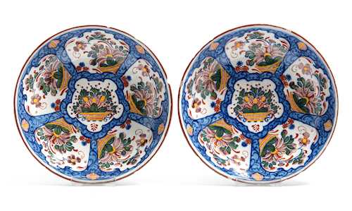A PAIR OF BOWLS