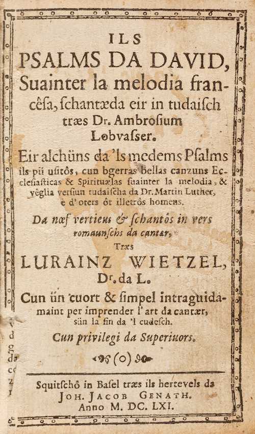 Biblia raetoromanica -
