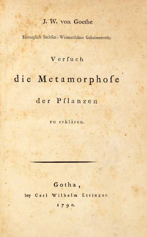 Goethe, Johann Wolfgang von.