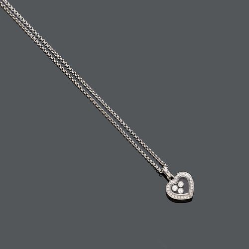 GOLD-DIAMANT-COLLIER, CHOPARD, HAPPY DIAMONDS.