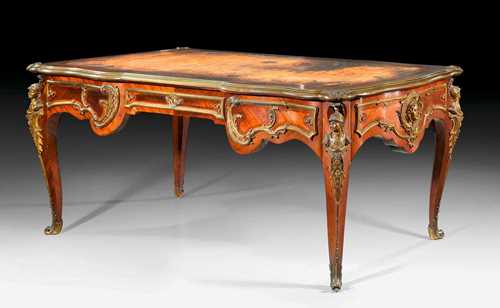 PRUNK-BUREAU-PLAT "AUX BUSTES DE ROMAINS",