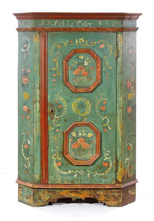 PAINTED CUPBOARD,