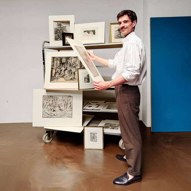Flavio de Corso, esperto di grafica antica presso Koller Auctions