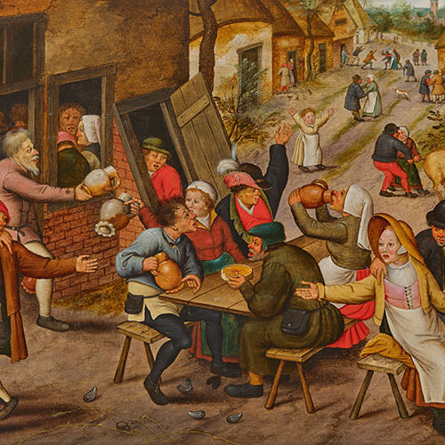 Pieter Brueghel d.Ä. Wirtshaus zum Schwan.