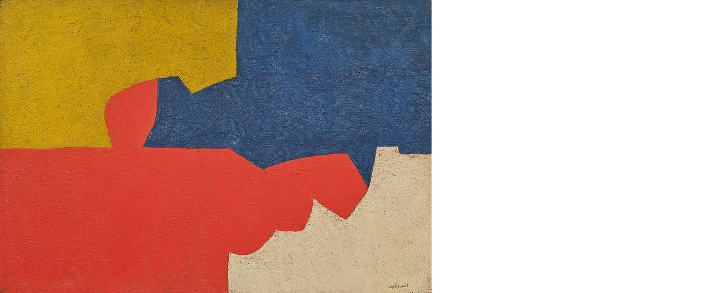 Serge Poliakoff. Composition abstraite.