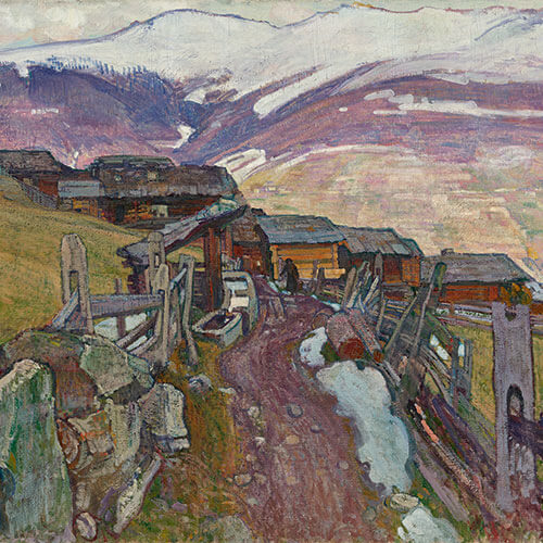 Edouard Vallett, Landschaft